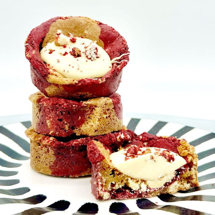 Red Velvet White Chocolate Chip Cookie