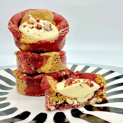 Red velvet chocolate chip cookie